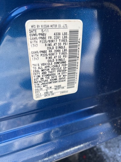 2011 Nissan Rogue SV