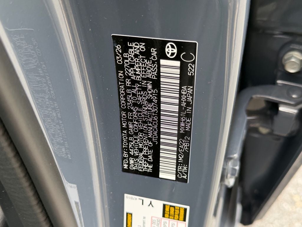 2026 Toyota Prius Plug-In Hybrid XSE Premium