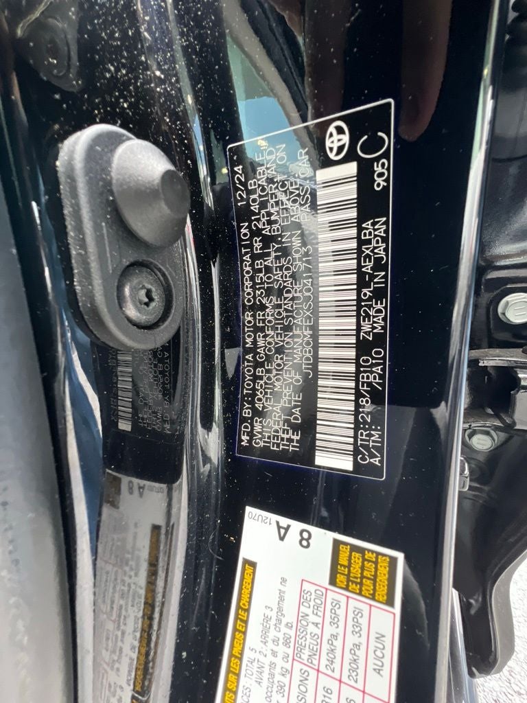 2025 Toyota Corolla Hybrid LE
