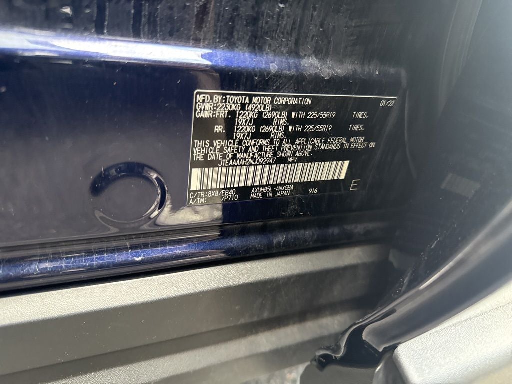 2022 Toyota Venza XLE