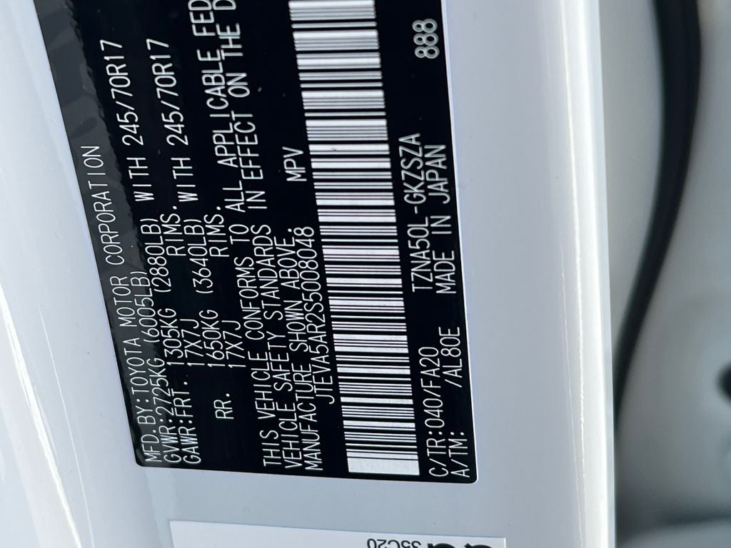 2025 Toyota 4Runner SR5 3rd Row!