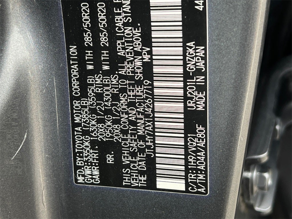 2018 Lexus LX 570 570 Sunroof