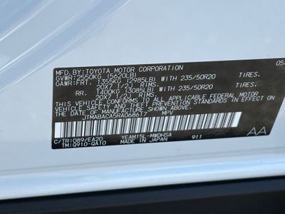 2024 Toyota bZ4X Limited Pearl White!