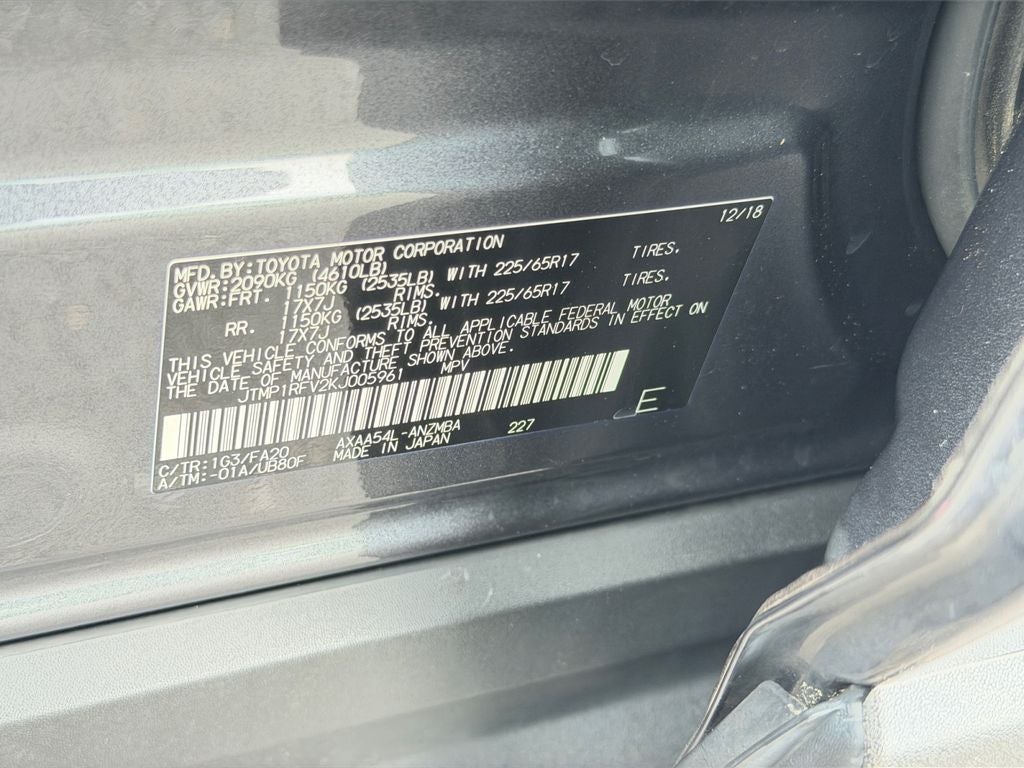 2019 Toyota RAV4 XLE