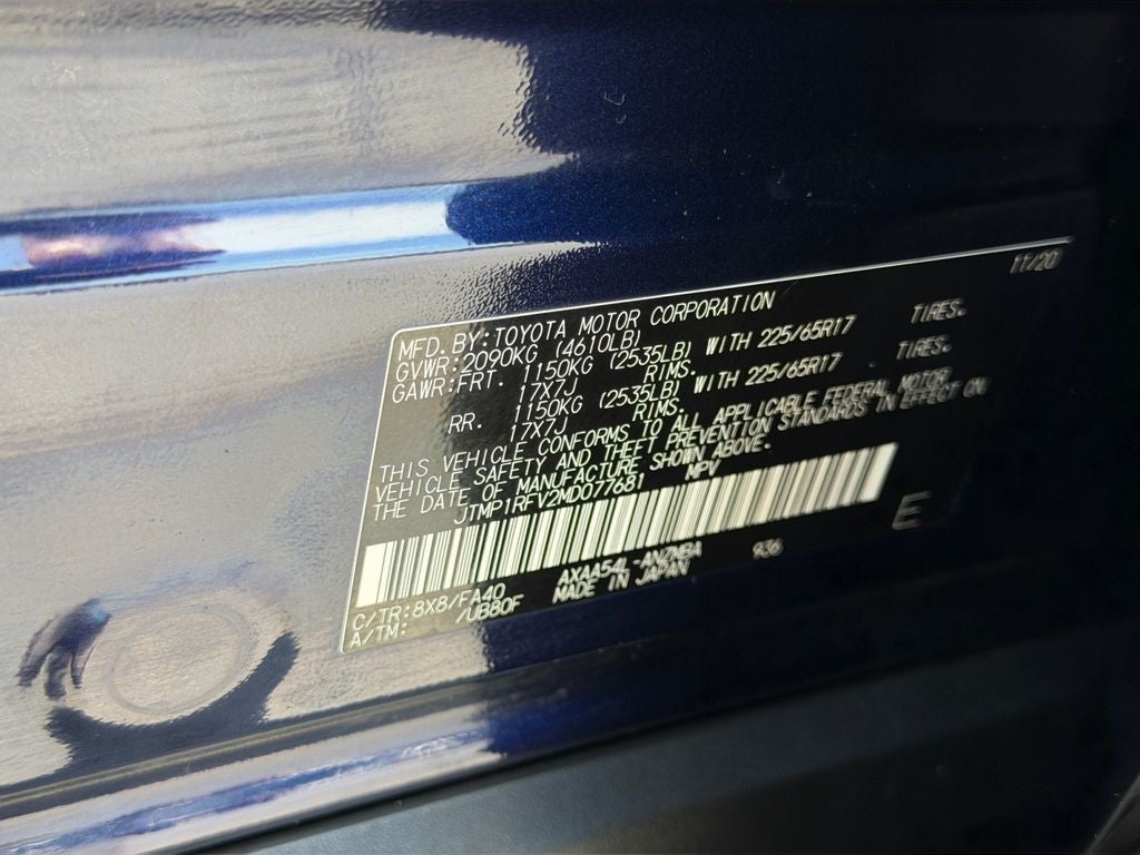 2021 Toyota RAV4 XLE