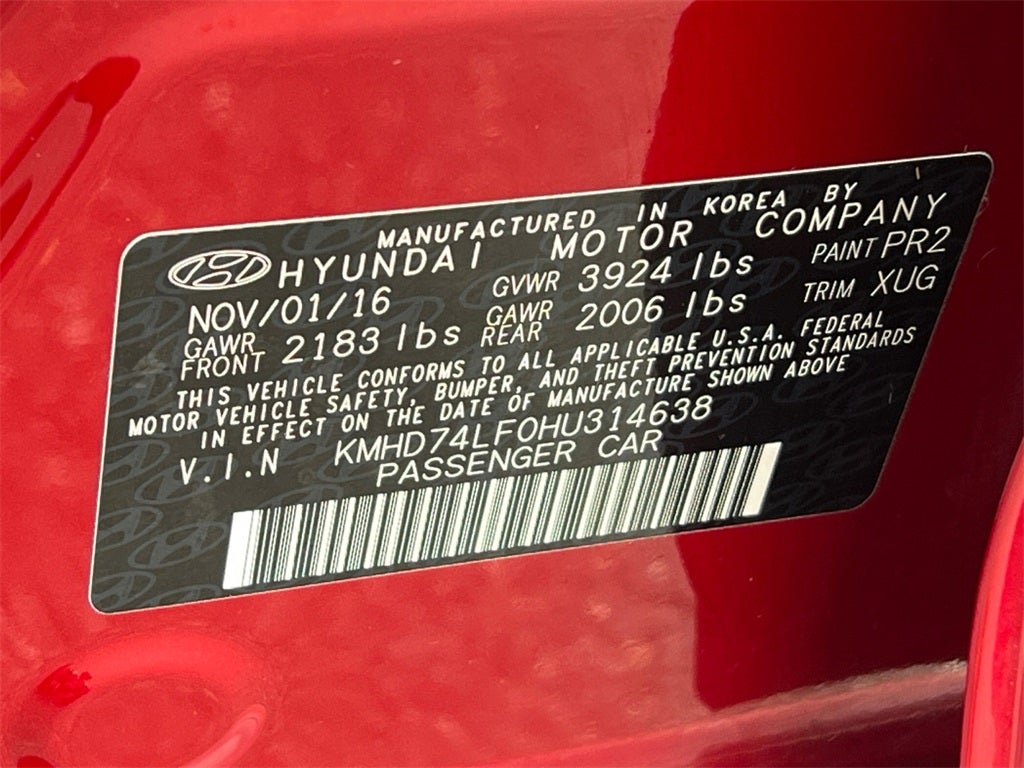 2017 Hyundai Elantra SE