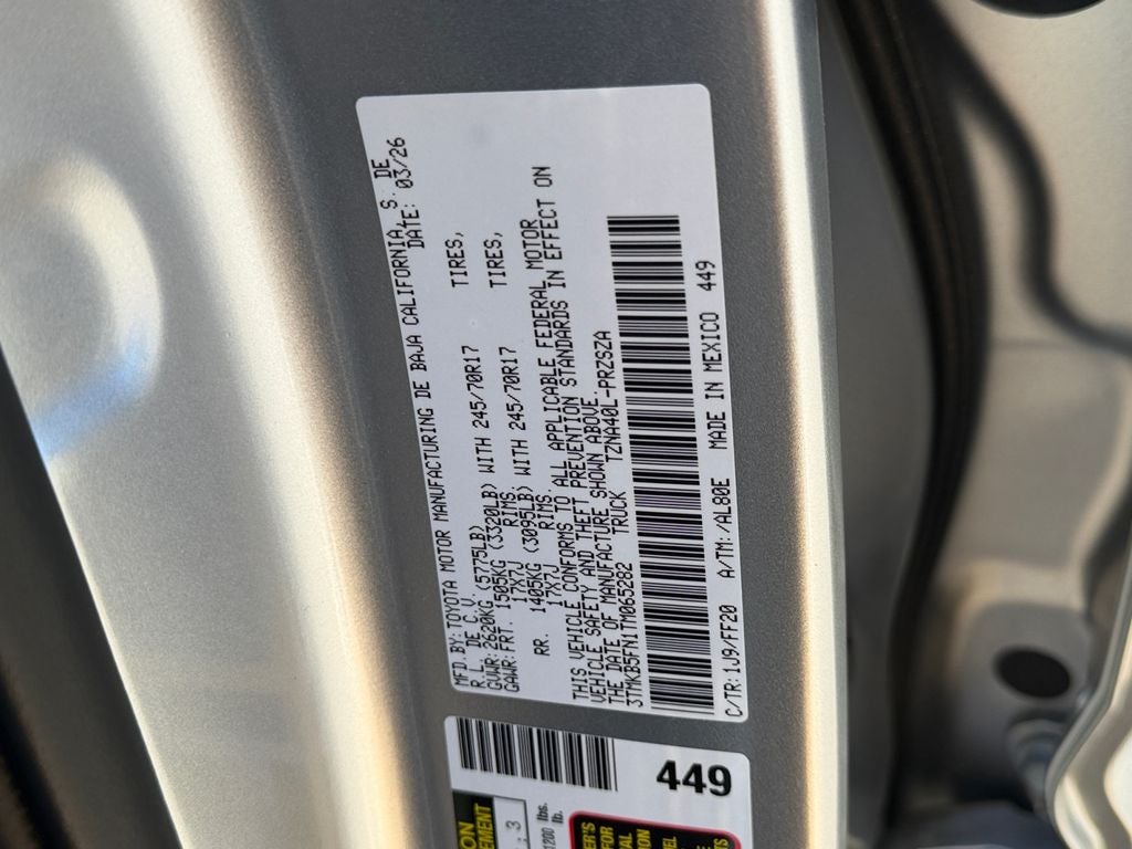 2026 Toyota Tacoma SR5