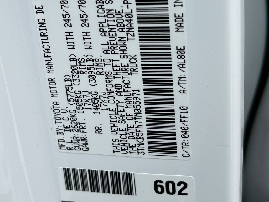 2026 Toyota Tacoma SR5