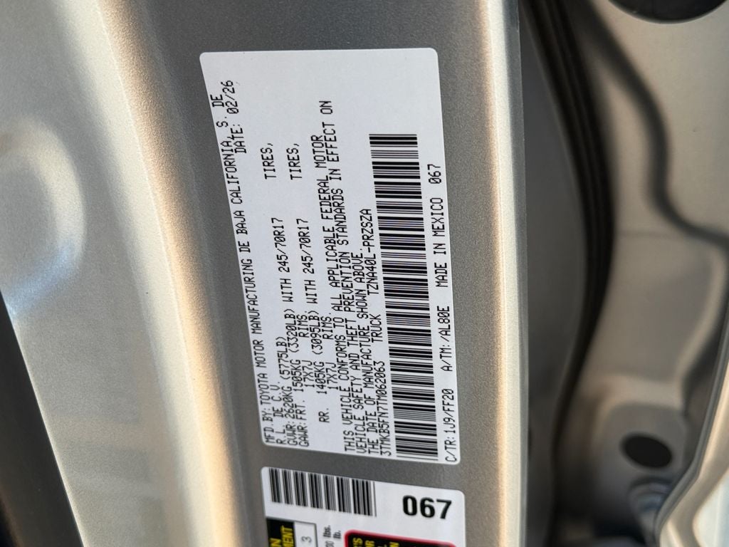 2026 Toyota Tacoma SR5