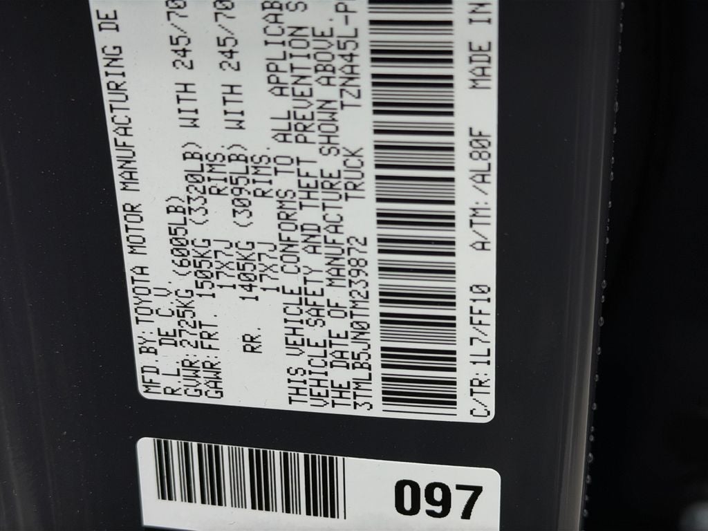 2026 Toyota Tacoma SR5