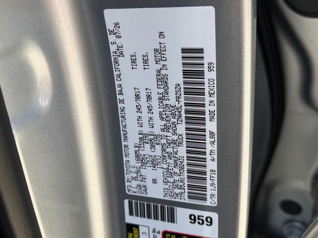 2026 Toyota Tacoma SR5