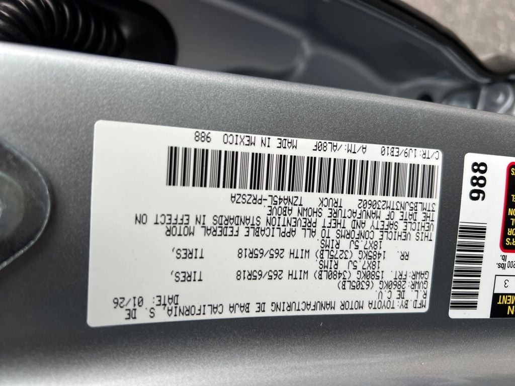 2026 Toyota Tacoma Limited