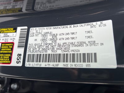 2026 Toyota Tacoma SR5