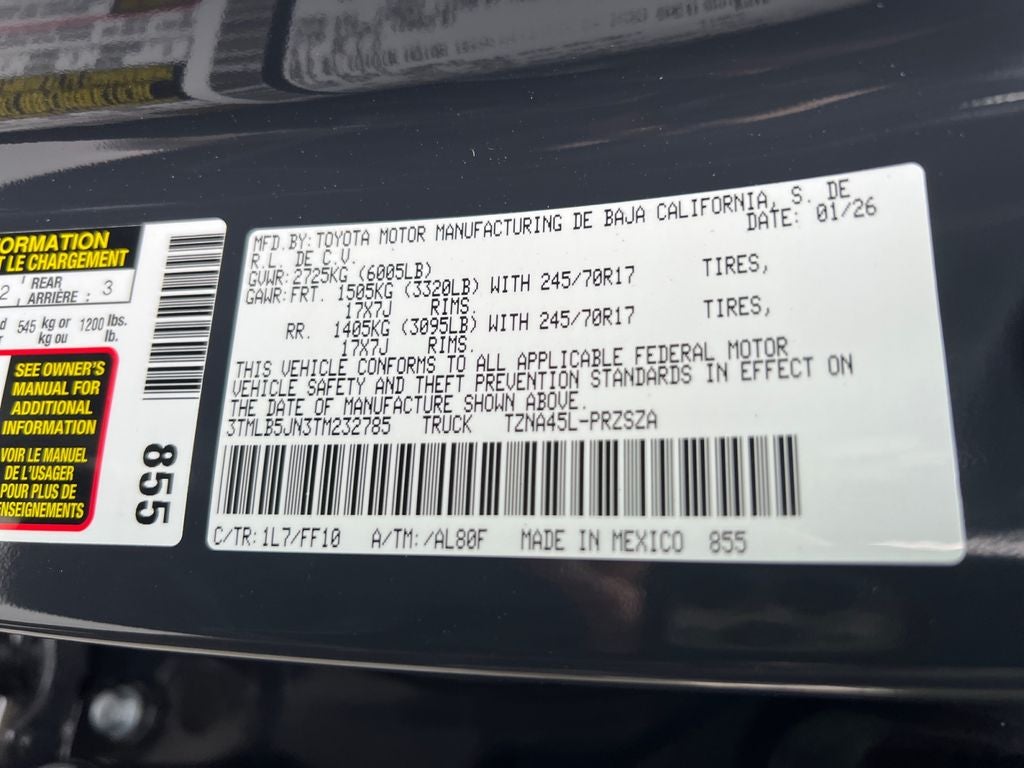 2026 Toyota Tacoma SR5