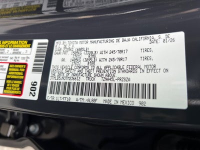 2026 Toyota Tacoma SR5