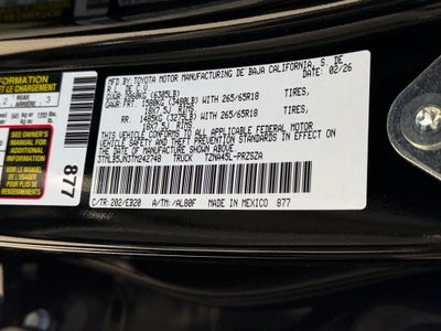 2026 Toyota Tacoma Limited