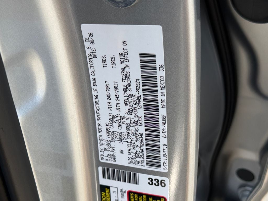 2026 Toyota Tacoma SR5