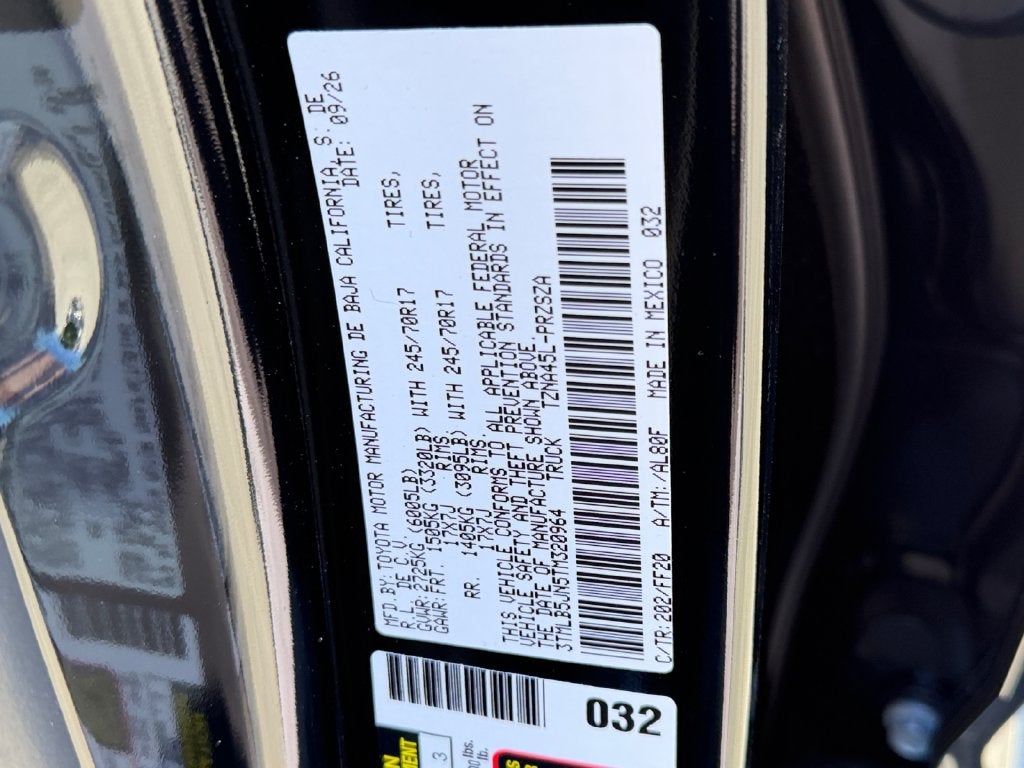 2026 Toyota Tacoma SR5