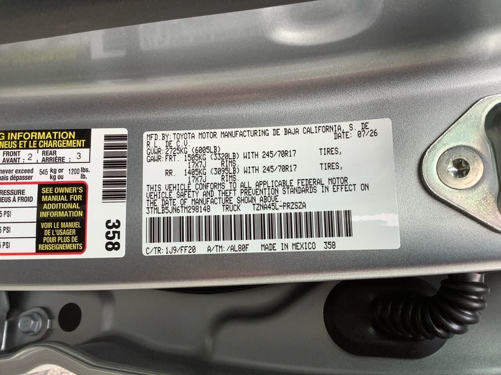 2026 Toyota Tacoma SR5