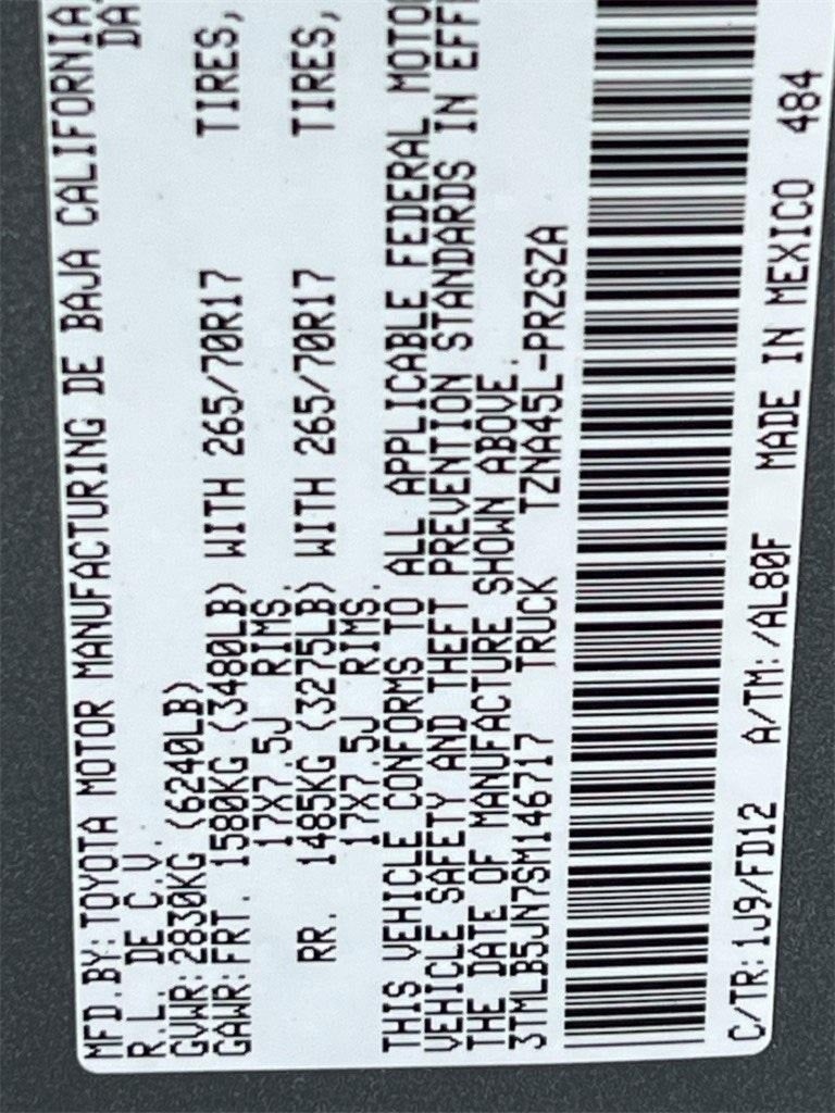 2025 Toyota Tacoma TRD Off-Road