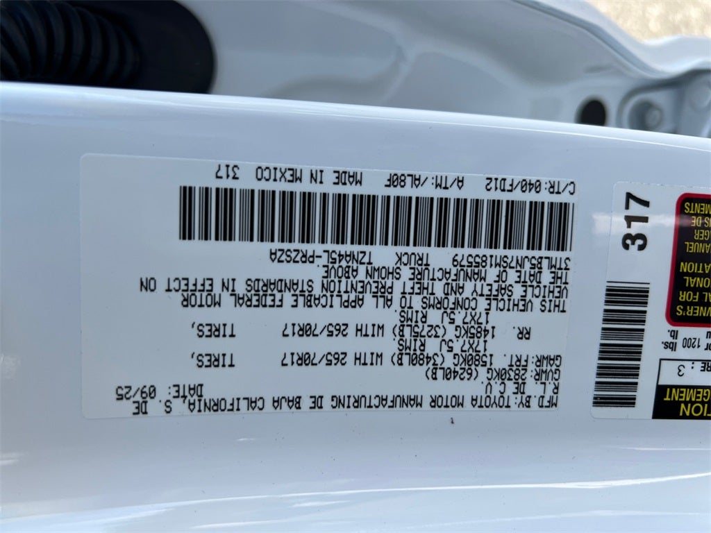 2025 Toyota Tacoma TRD Off-Road