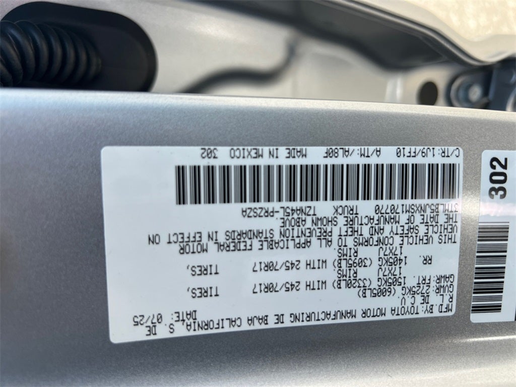 2025 Toyota Tacoma SR5