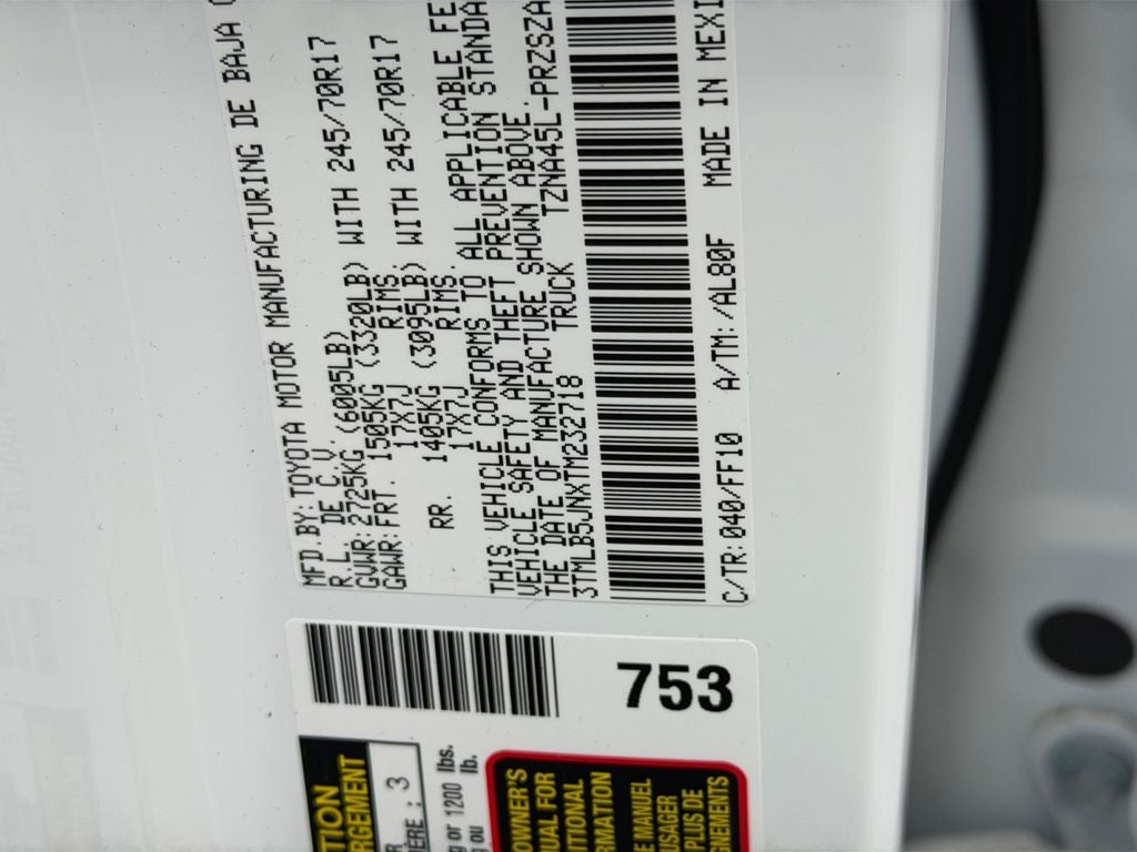 2026 Toyota Tacoma SR5