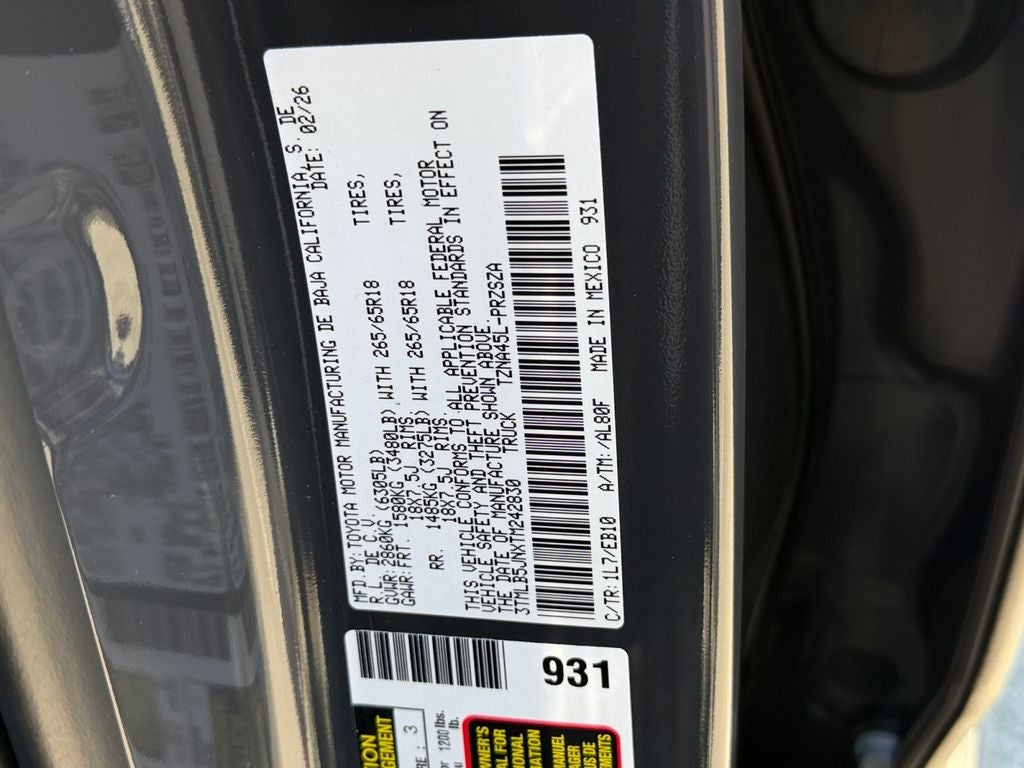 2026 Toyota Tacoma Limited