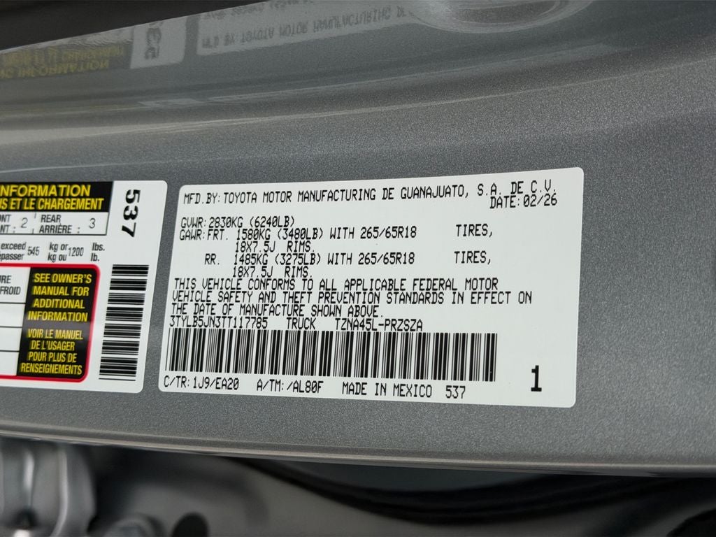 2026 Toyota Tacoma TRD Off-Road