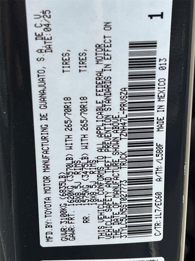 2025 Toyota Tacoma Hybrid Trailhunter