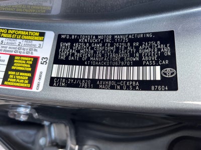 2026 Toyota Camry XSE