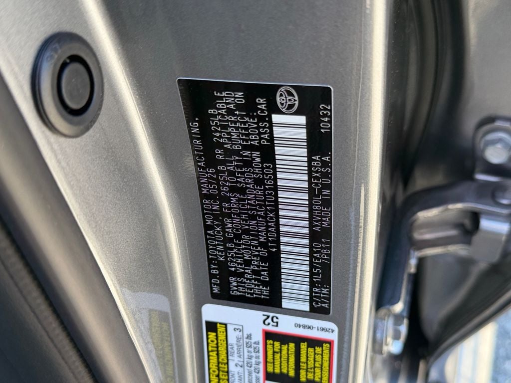2026 Toyota Camry SE