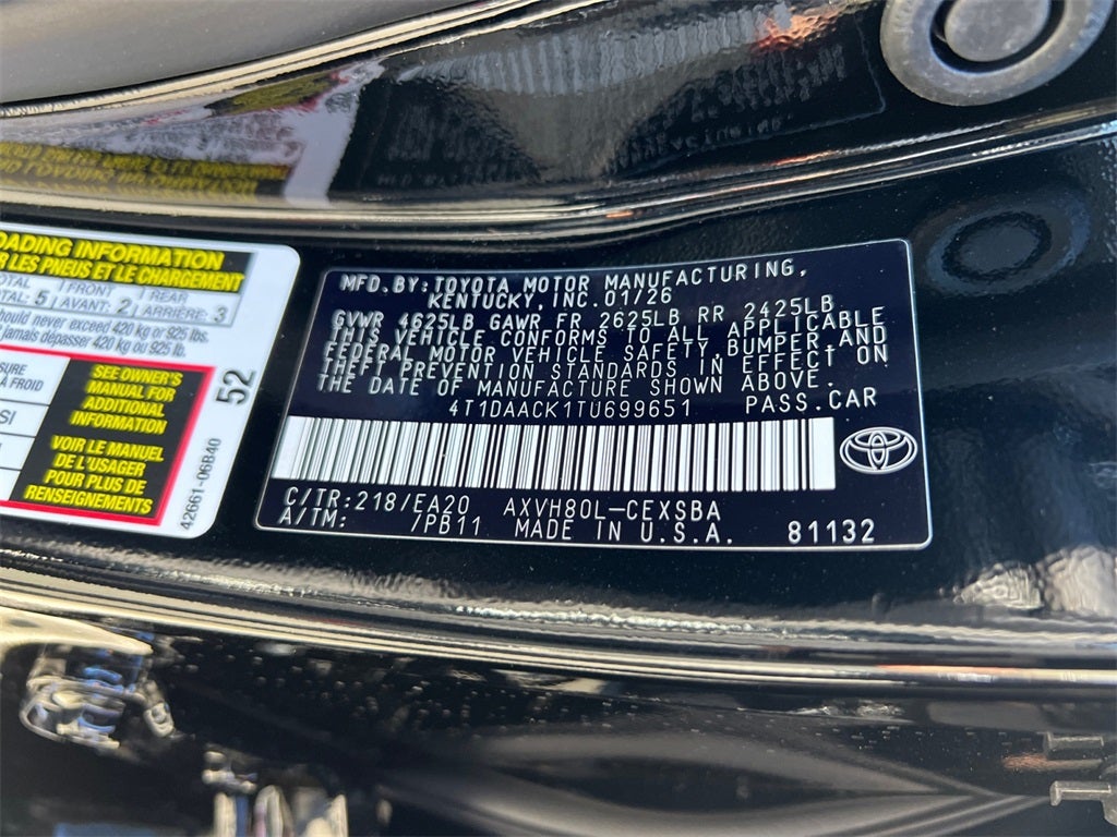 2026 Toyota Camry SE