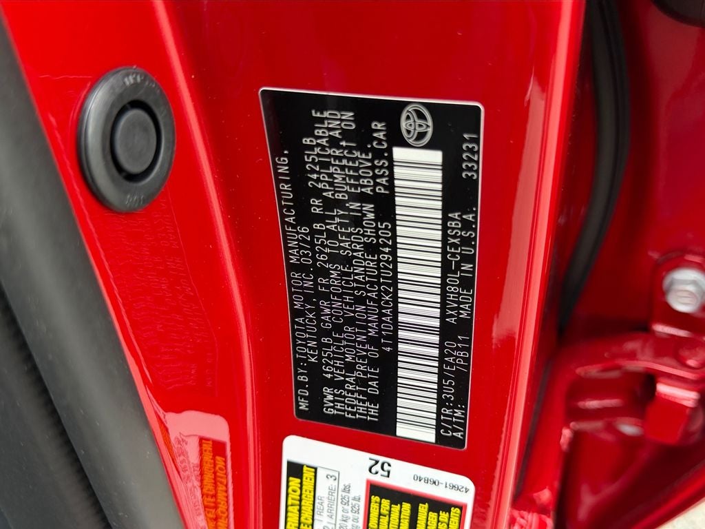 2026 Toyota Camry SE