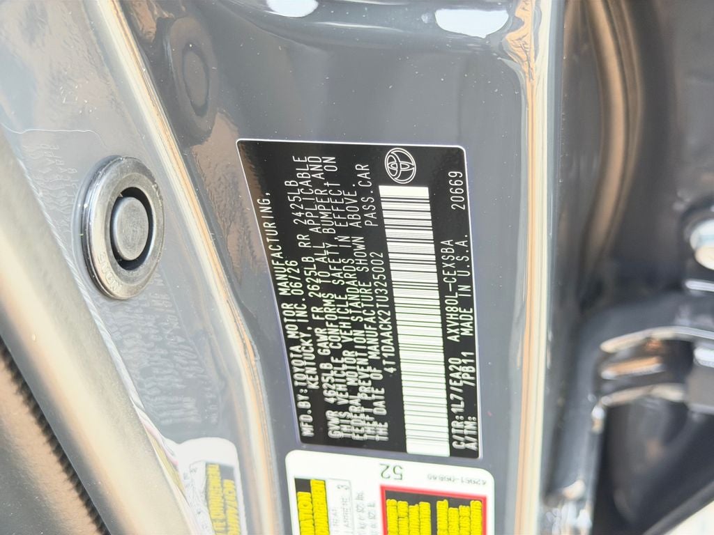 2026 Toyota Camry SE