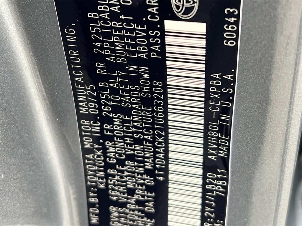 2026 Toyota Camry XSE