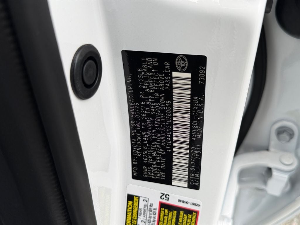 2026 Toyota Camry SE