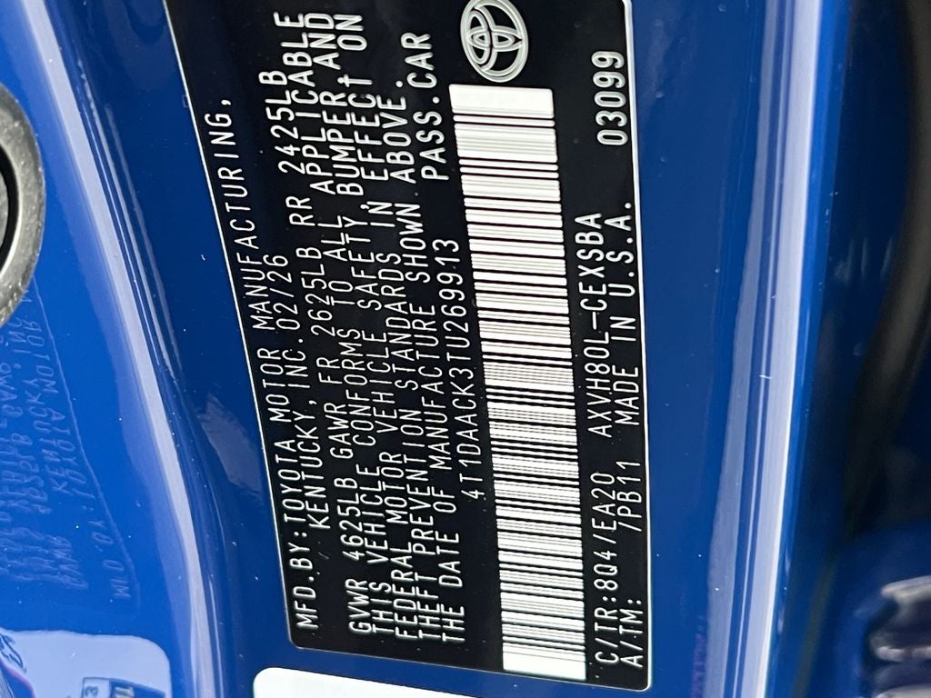 2026 Toyota Camry SE