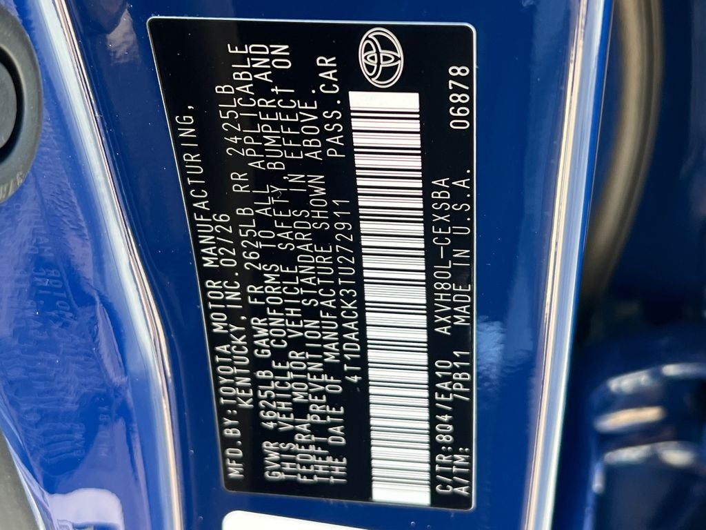 2026 Toyota Camry SE