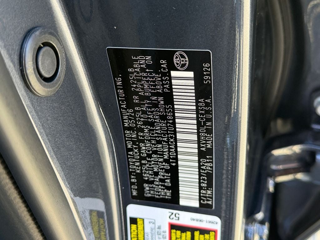 2026 Toyota Camry SE