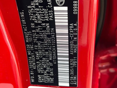 2026 Toyota Camry XSE