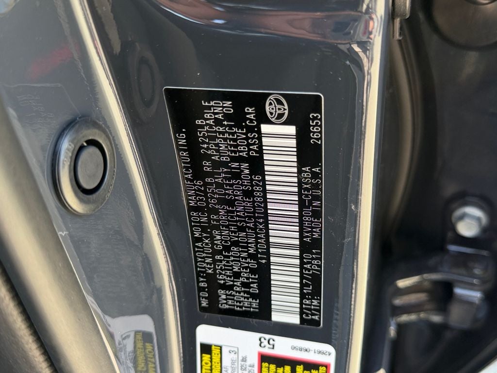 2026 Toyota Camry SE