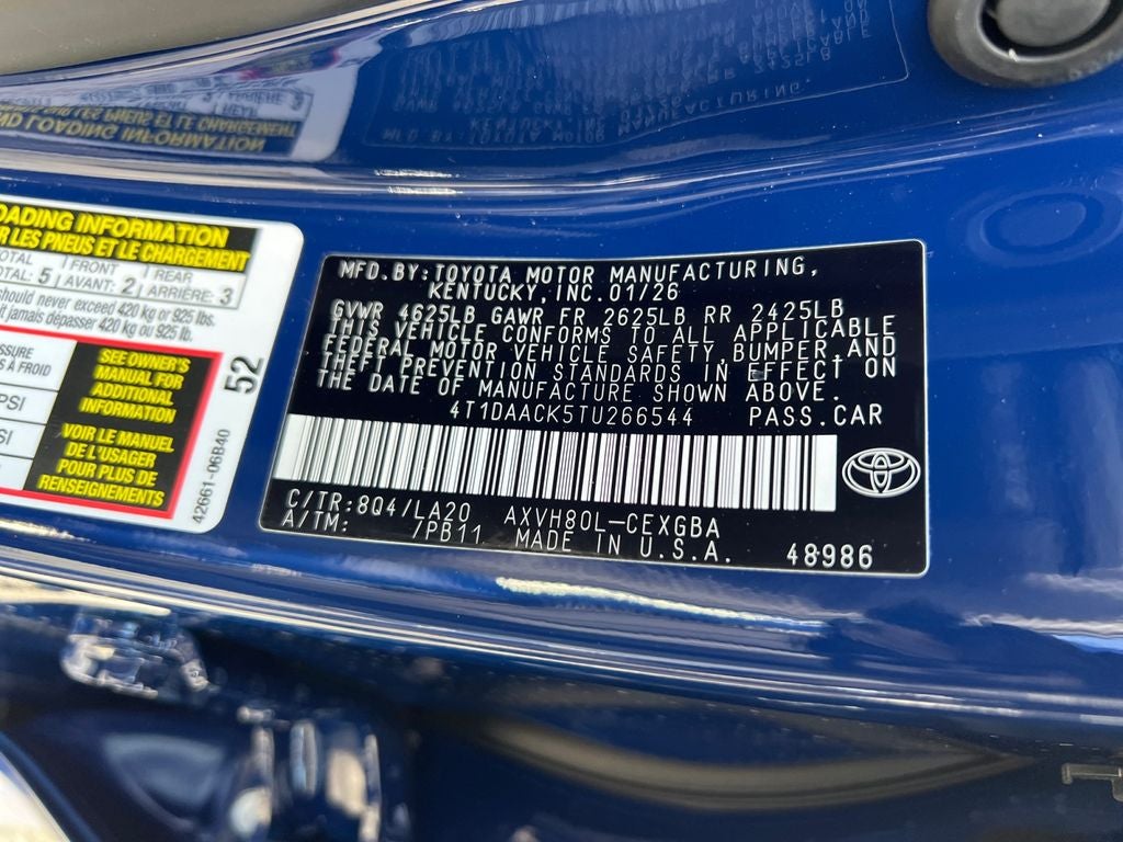 2026 Toyota Camry XLE