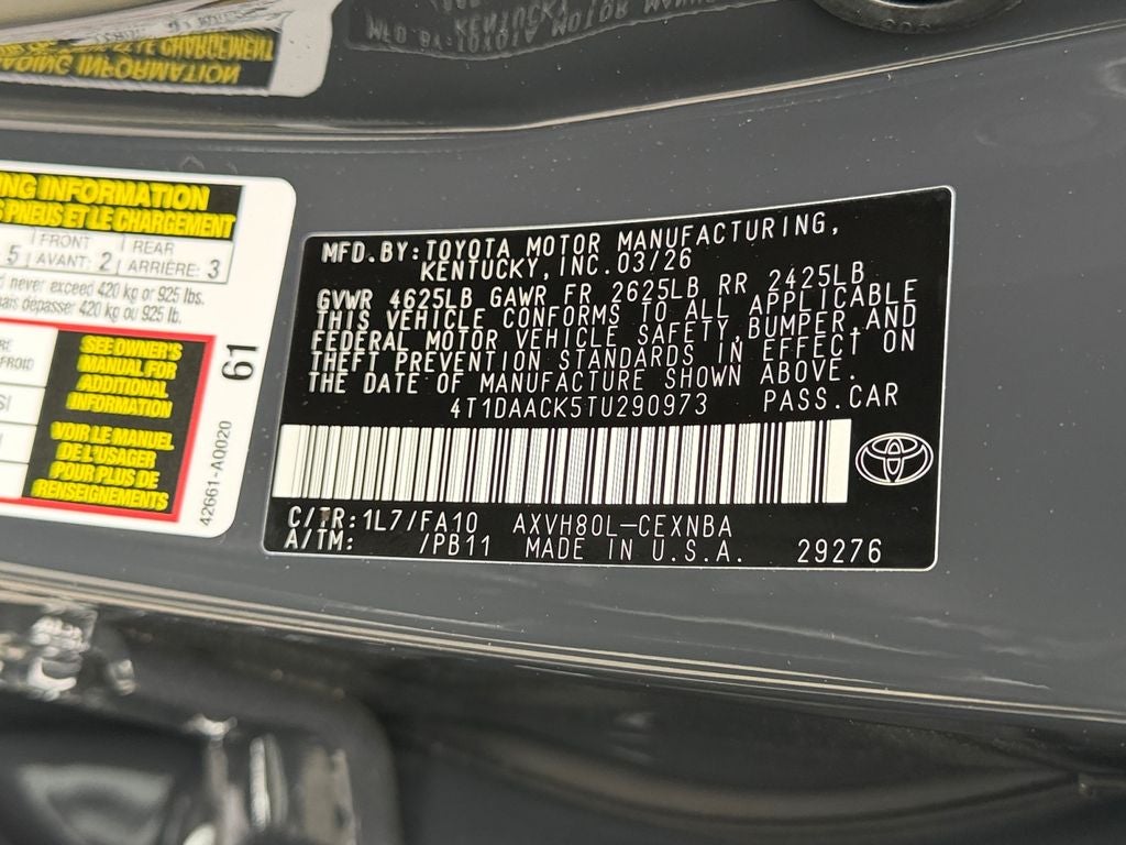 2026 Toyota Camry LE