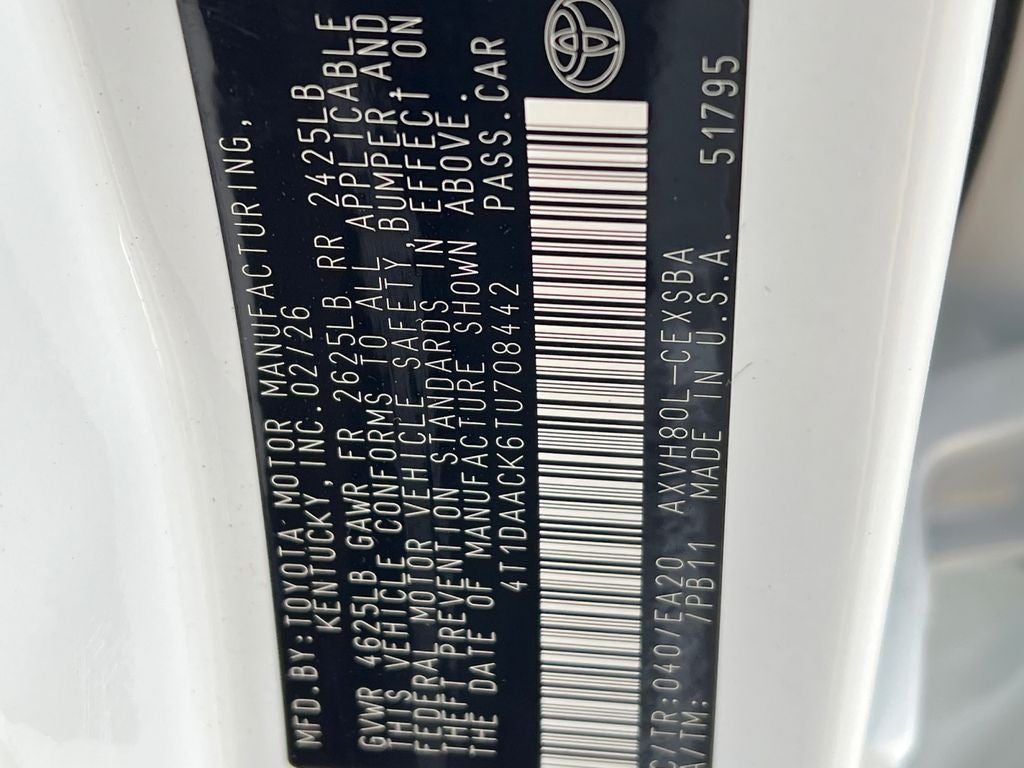 2026 Toyota Camry SE Nightshade