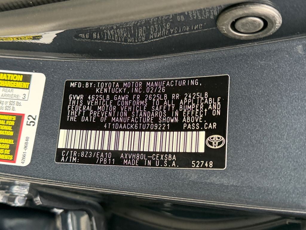 2026 Toyota Camry SE