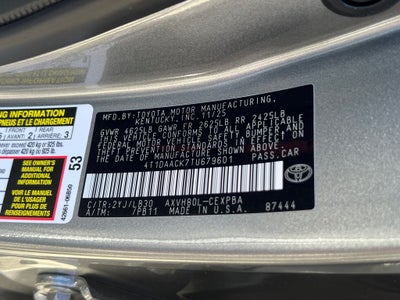 2026 Toyota Camry XSE