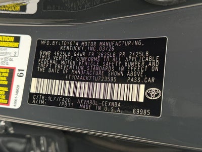 2026 Toyota Camry LE