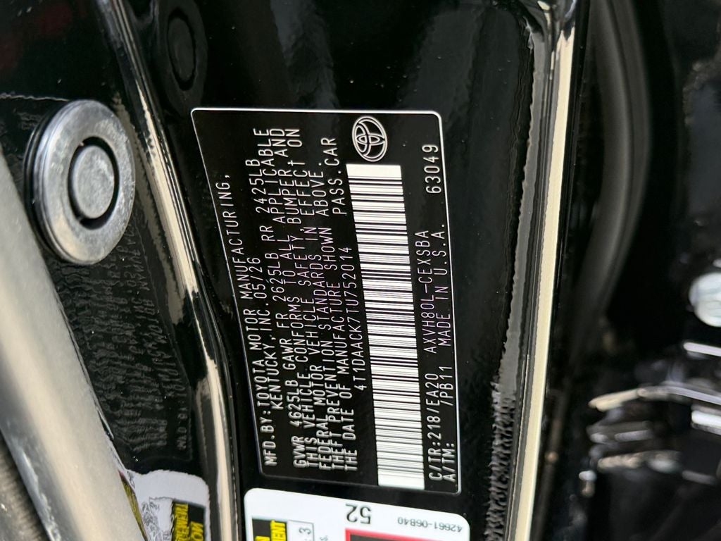 2026 Toyota Camry SE