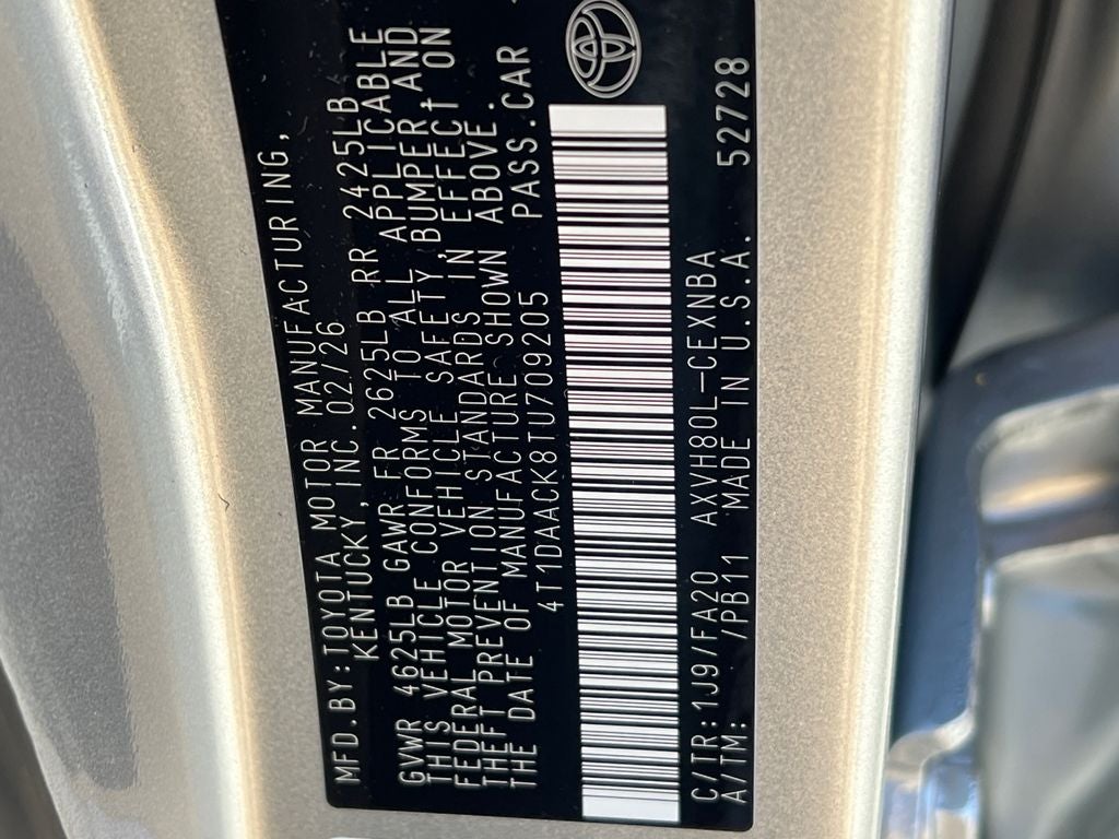 2026 Toyota Camry LE